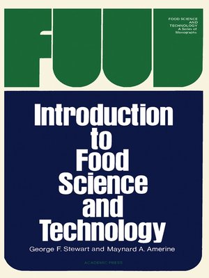 cover image of Introduction to Food Science and Technology